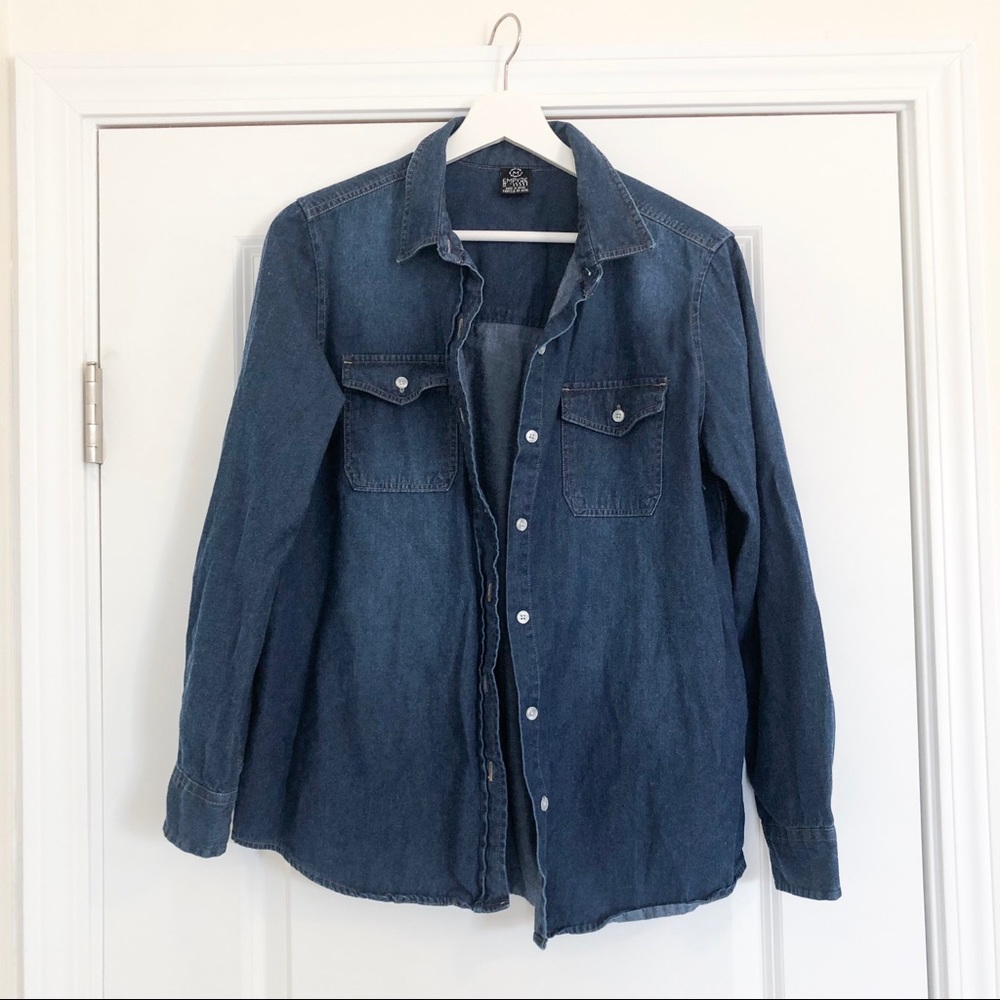 Blue Jean Button Down Shirt